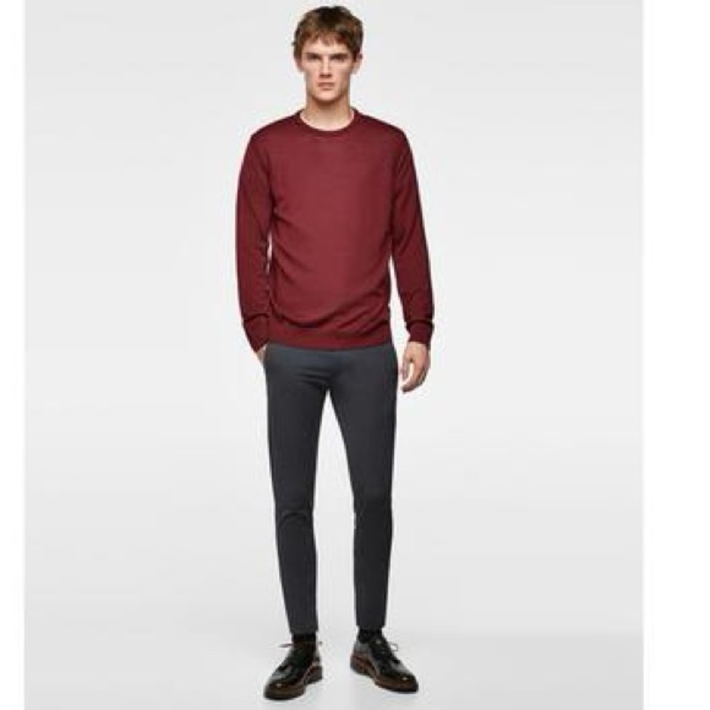 Two Zara Men's Gray Dress Pants